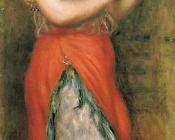 皮埃尔 奥古斯特 雷诺阿 : Dancer with Tambourne (Gabrielle Renard)